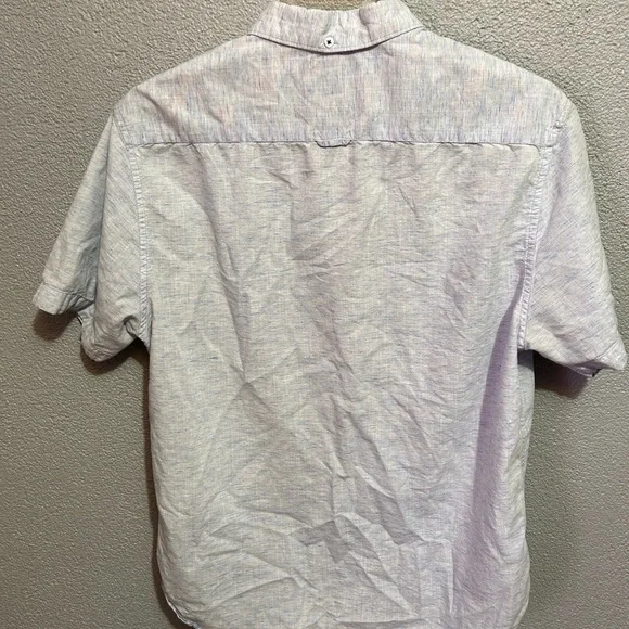 Denim & Flower Ricky Singh light blue button up size large - Picture 3 of 7